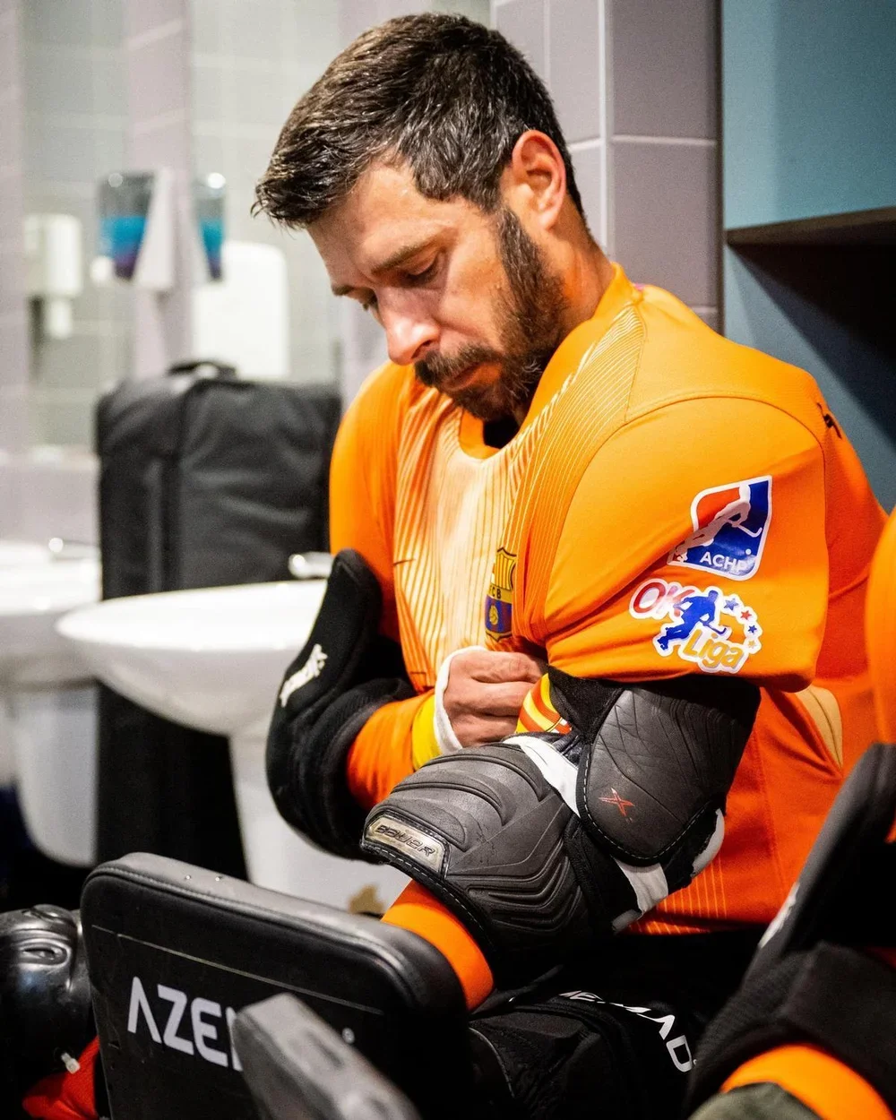 Sergi Fernandez antes de un partido